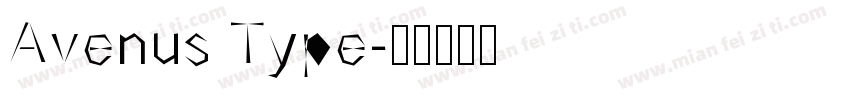 Avenus Type字体转换